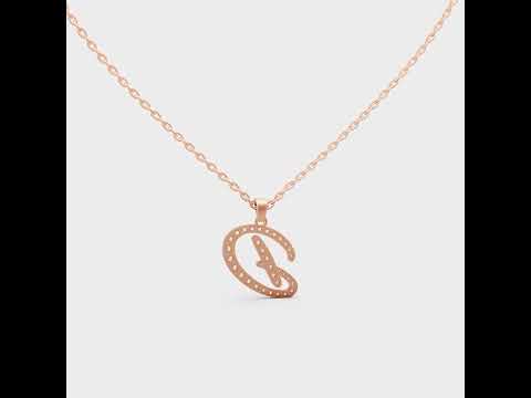 Shop our custom "D" Alphabet Lab Grown Diamond Pendant with Chain. Available in 9K, 14K, 18K Yellow, White, Rose Gold & 950 Platinum. Ethical luxury worldwide.