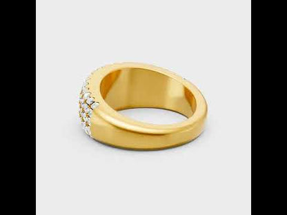 2.28 Ct Round Cut Lab-Grown Diamond Band in