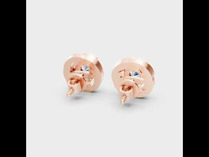 0.50 Ct Total (0.25 Ct Each) Lab Grown Round Diamond Stud Earrings In 9K 14K 18K Yellow White Rose Gold Or 950 Platinum. Ethical Fine Jewelry With Timeless Sparkle &amp; Elegance.
