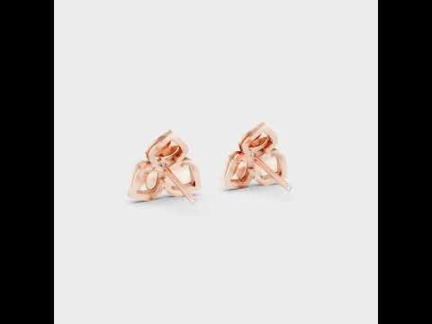 A 360-degree high-definition video showcase detailing the captivating Brilliant Sparkle of 0.56 Carat Round Cut Lab-Grown Diamond Stud Earrings, sweeping through 9K, 14K, 18K Yellow, White, Rose Gold, and 950 Platinum options to highlight the ultimate in Ethical Luxury Fine Jewelry.