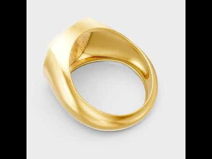 Round Cut Lab Grown Diamond Men’s Ring in