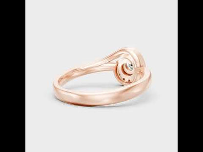 Round Lab-Grown Diamond Engagement Ring in