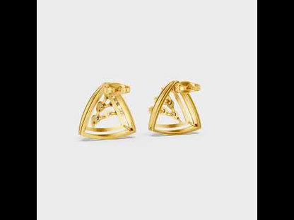 Round Cut Lab-Grown Diamond Stud Earring