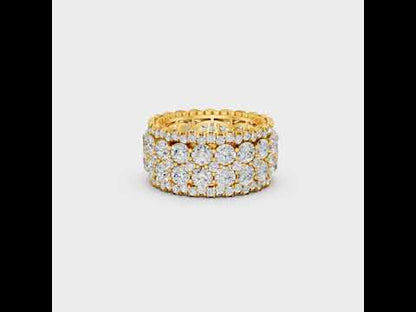 Discover ethical luxury with our Certified 6 Carat Round-Cut Lab-Grown Diamond Band. Expertly crafted in 9K, 14K, 18K Gold or 950 Platinum. Shop Now!