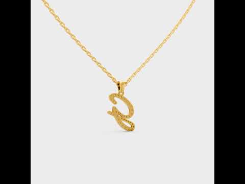Shop our custom "G" Alphabet Lab Grown Diamond Pendant with Chain. Available in 9K, 14K, 18K Yellow, White, Rose Gold & 950 Platinum. Ethical luxury worldwide.