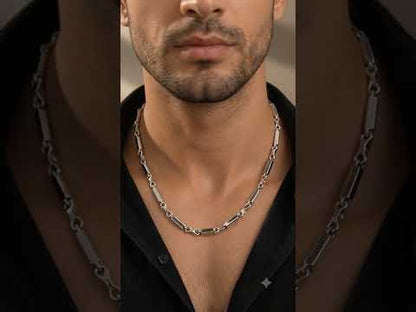 Discover refined geometry with the Bar Link Men’s Platinum Chain by Inasha Diamonds. Mastercrafted in genuine 950 platinum, this sleek alternating bar-and-link design combines architectural styling with everyday durability. Available in 20 Inch, 22 Inch, and 24 Inch lengths to complement your style.