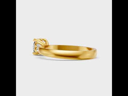 Round Cut Lab-Grown Diamond Women's Ring in