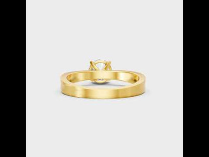 Round Cut Lab-Grown Diamond Ring in