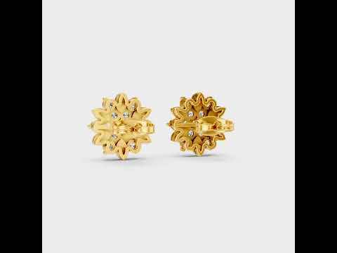 0.90 Ct Lab-Grown Round Diamond Stud Earrings