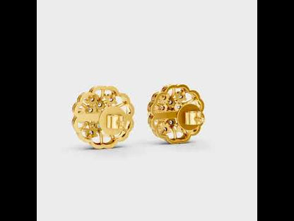 Round Cut Lab-Grown Diamond Stud Earrings in