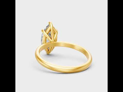 Marquise Cut Lab Grown Diamond Ring in