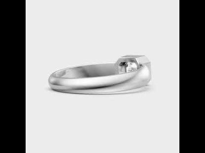 Emerald Cut Lab Grown Diamond Men's Ring in