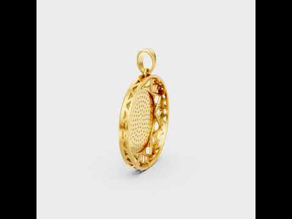 1.20 Ct Round Lab-Grown Diamond Pendant Without Chain in