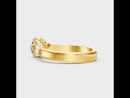 Round Cut Lab-Grown Diamond Ring in
