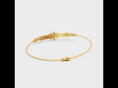 0.43 Ct Round Lab Grown Diamond Bracelet