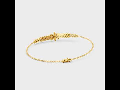0.43 Ct Round Lab Grown Diamond Bracelet