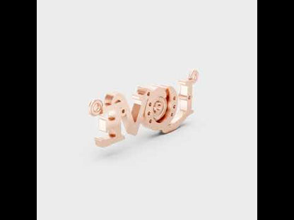 Round Lab-Grown Diamond Pendant Without Chain in