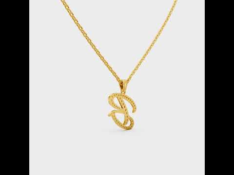Shop our custom "B" Alphabet Lab Grown Diamond Pendant with Chain. Available in 9K, 14K, 18K Yellow, White, Rose Gold & 950 Platinum. Conflict-free luxury shipped worldwide.