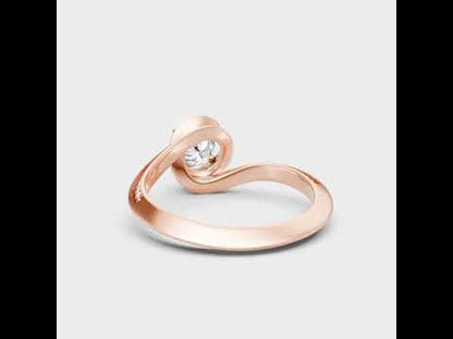 1 Ct Round Cut Lab Grown Diamond Halo Ring in