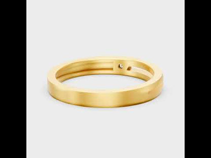 Round Cut Lab Grown Diamond Men’s Ring in