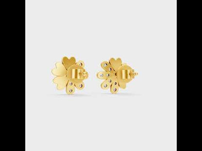 Round Cut Lab-Grown Diamond Stud Earrings in