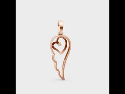Round Cut Lab-Grown Diamond Pendant Without Chain in