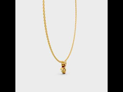 2.12 Multi-Shape Lab-Grown Diamond Pendant With Chain in