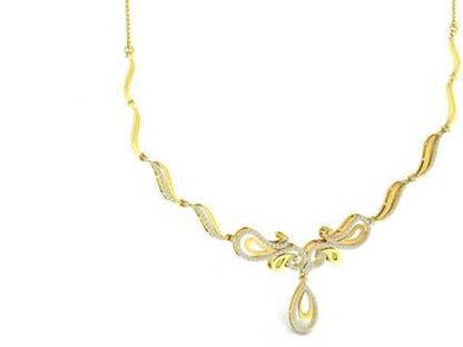 2.27 Ct Round Cut Lab Grown Diamond Necklace Set In