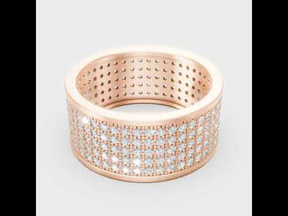 1.84 Carat Round Cut Men’s Lab Grown Diamond Band in