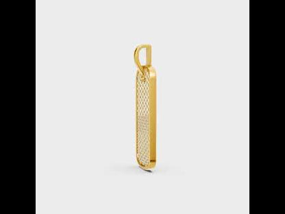 1.39 Ct Round Lab-Grown Diamond Men's Pendant Without Chain in