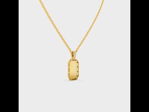 Elevate your style with our "A" Letter Lab Grown Diamond Pendant. Handcrafted in 9K, 14K, 18K Yellow, White, Rose Gold &amp; 950 Platinum. Sustainable luxury.