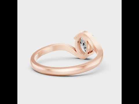 1 To 5 Ct Oval Diamond Ring In Yellow Gold Luxury Design