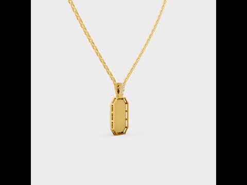 Shop our custom "M" Alphabet Lab Grown Diamond Pendant. Available in 9K, 14K, 18K Yellow, White, Rose Gold &amp; 950 Platinum. Sustainable luxury worldwide.