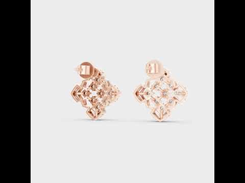 Round Cut Lab-Grown Diamond Stud Earring