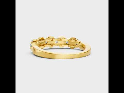 Round Cut Lab-Grown Diamond Band in