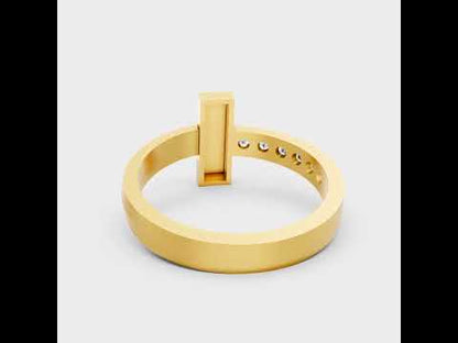 Round Cut Lab Grown Diamond Men’s Ring in