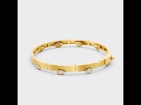 0.62 Ct Round Lab Grown Diamond Bracelet