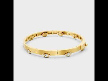 0.62 Ct Round Lab Grown Diamond Bracelet