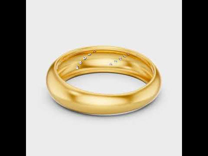 Round Cut Lab Grown Diamond Men’s Ring in