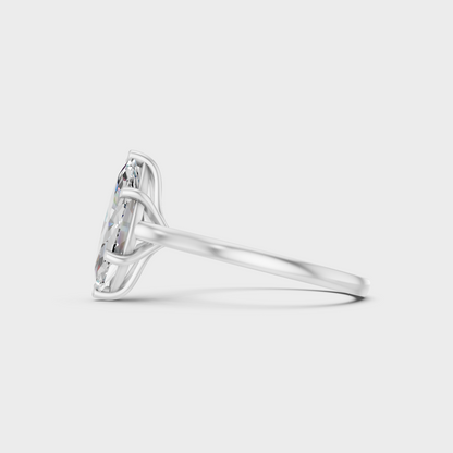 Marquise Cut Lab Grown Diamond Engagement Ring in