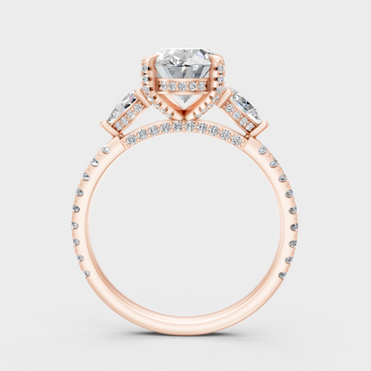 Rose Gold Luxury Multi Shape Diamond Jewelry