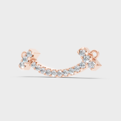 Round Lab-Grown Diamond Pendant Without Chain in