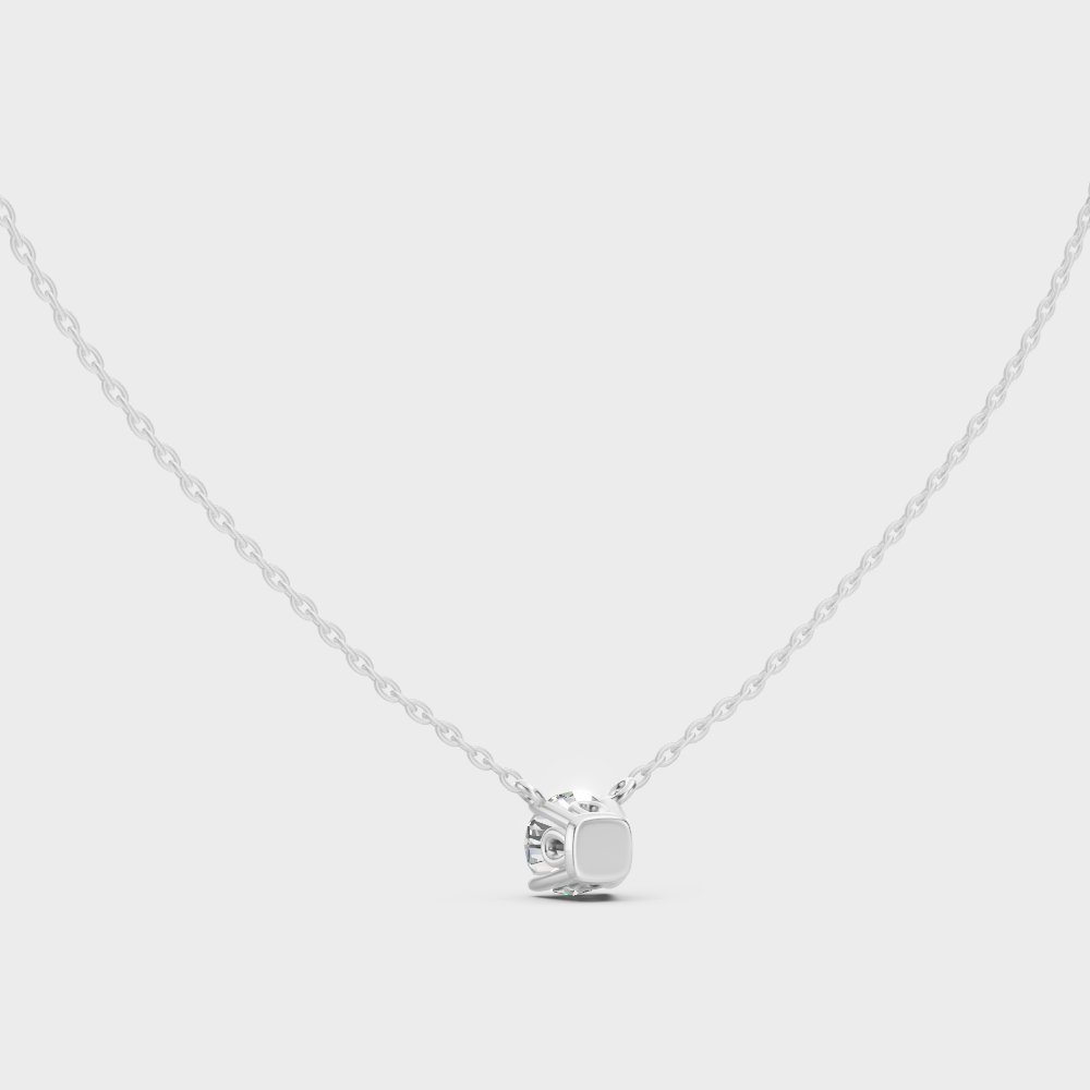 950 Platinum 1 Carat Round Cut Certified Lab-Grown Diamond