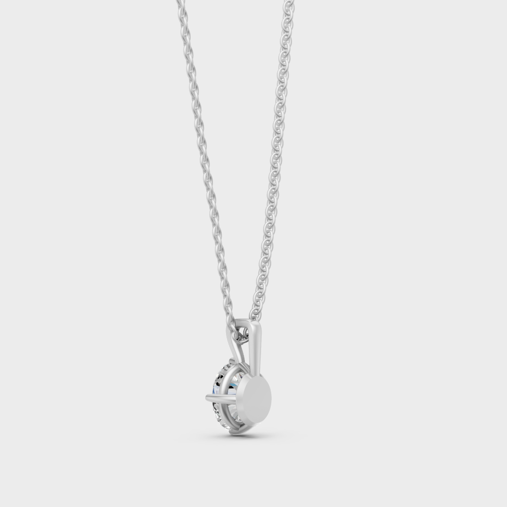 Luxury Oval Diamond Pendant Necklace Platinum Jewelry