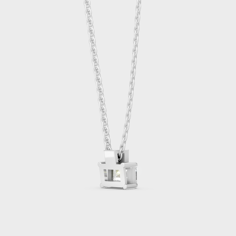 Certified 0.40 Carat Emerald Round Halo Diamond Pendant Platinum