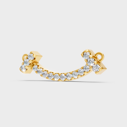 Round Lab-Grown Diamond Pendant Without Chain in