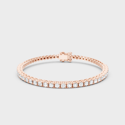 1.95 Ct Round Cut Lab-Grown Diamond Tennis Bracelet White Gold