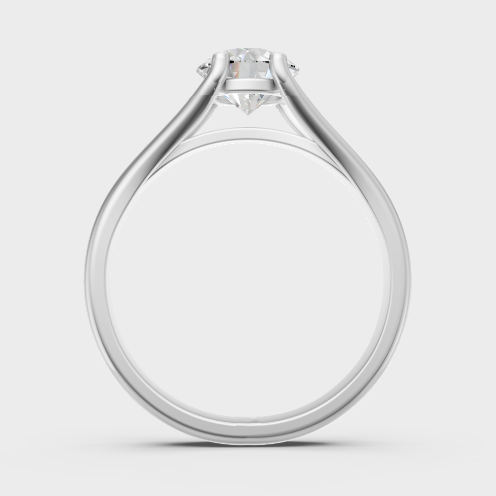  Modern Rose Gold Engagement Ring With A Brilliant Sustainable Diamond