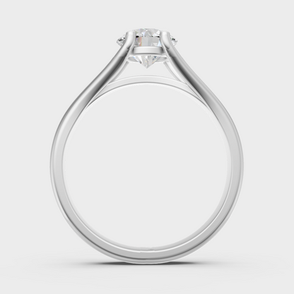 Modern Rose Gold Engagement Ring With A Brilliant Sustainable Diamond