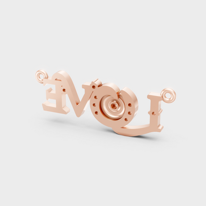 Blush Rose Gold Pendant With Hallmarked Round Lab Diamond